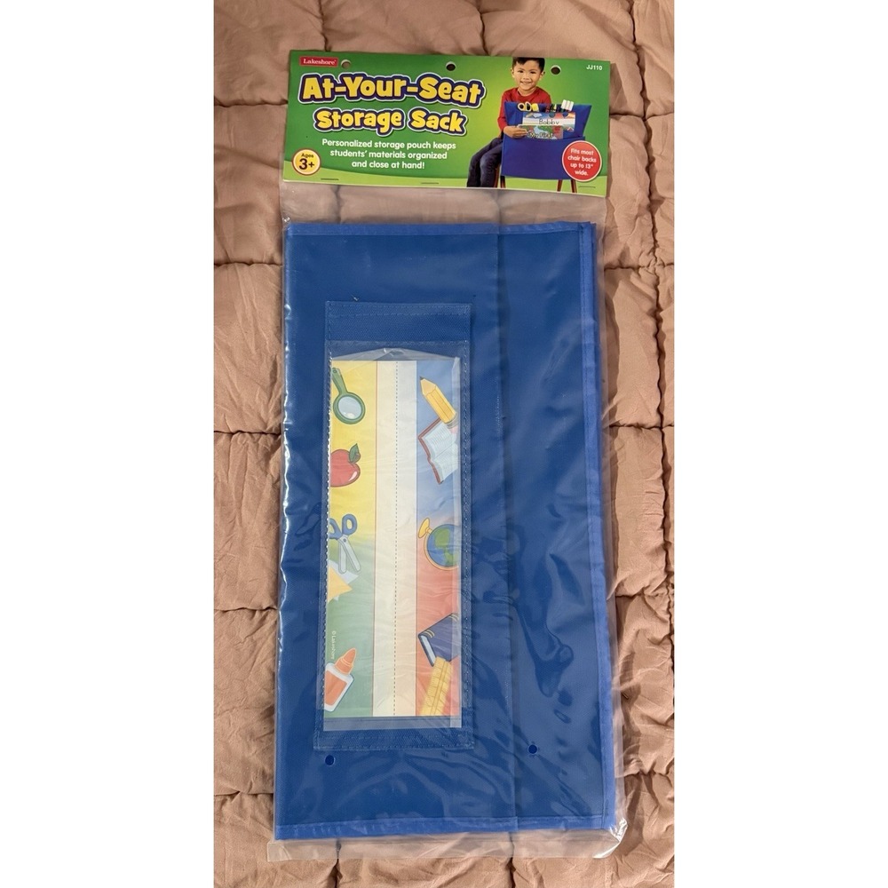 New School Kids Lakeshore Learning At-Your-Seat Storage Sack Reg Size